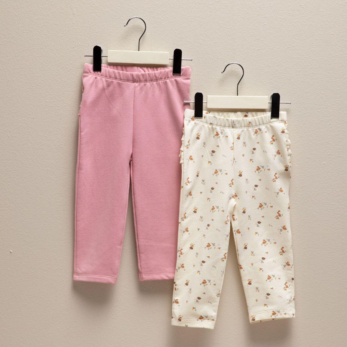 YAMP - Pantalón Bebé Niña Pack X2 Algodón Yamp