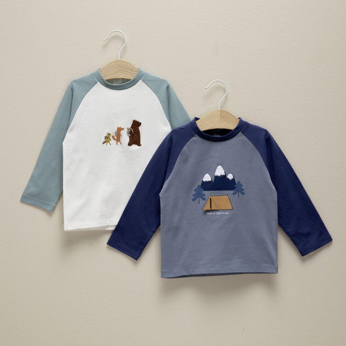 YAMP - Polo Bebé Niño Pack X2 Manga Larga Algodón Yamp