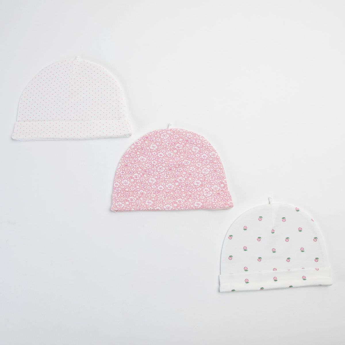 YAMP - Gorro Bebé Niña Pack X3 Algodón Yamp