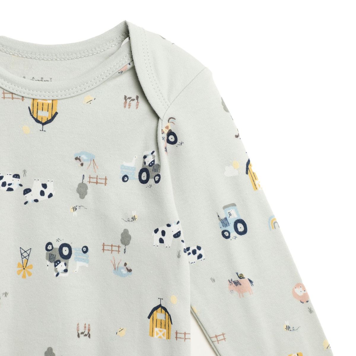 YAMP - Body Pack X3 Bebe Niño Manga Larga Algodon Yamp