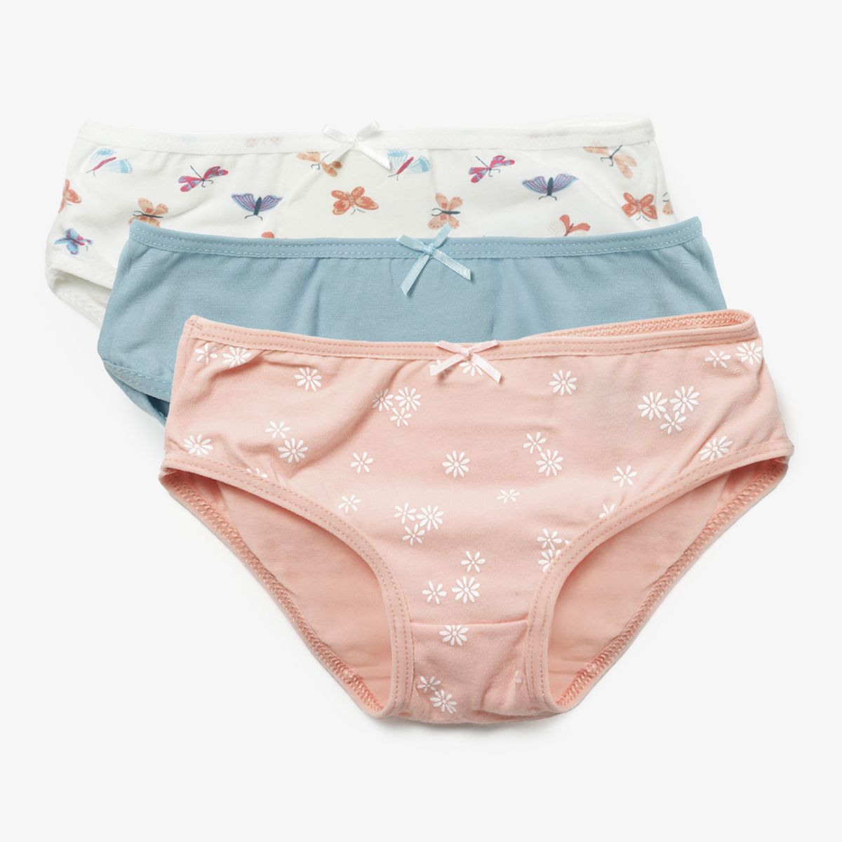 YAMP - Pack de 3 Calzones Yamp Niña Algodón Suave