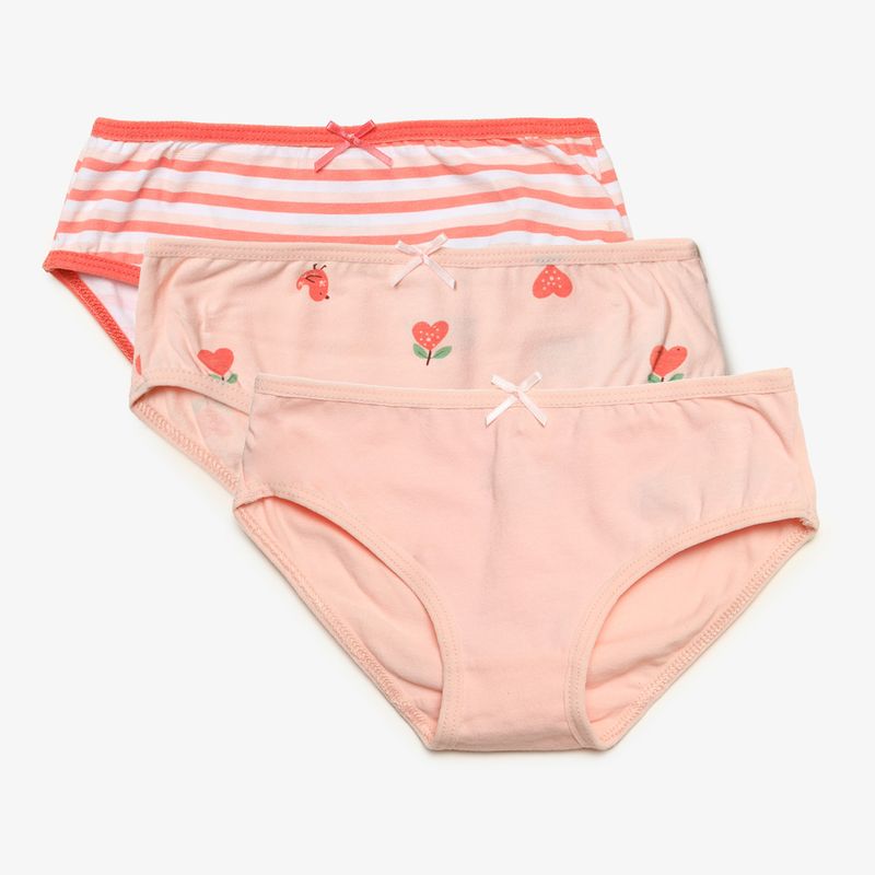 YAMP - Pack de 3 Calzones Algodón Estampados Yamp Niña