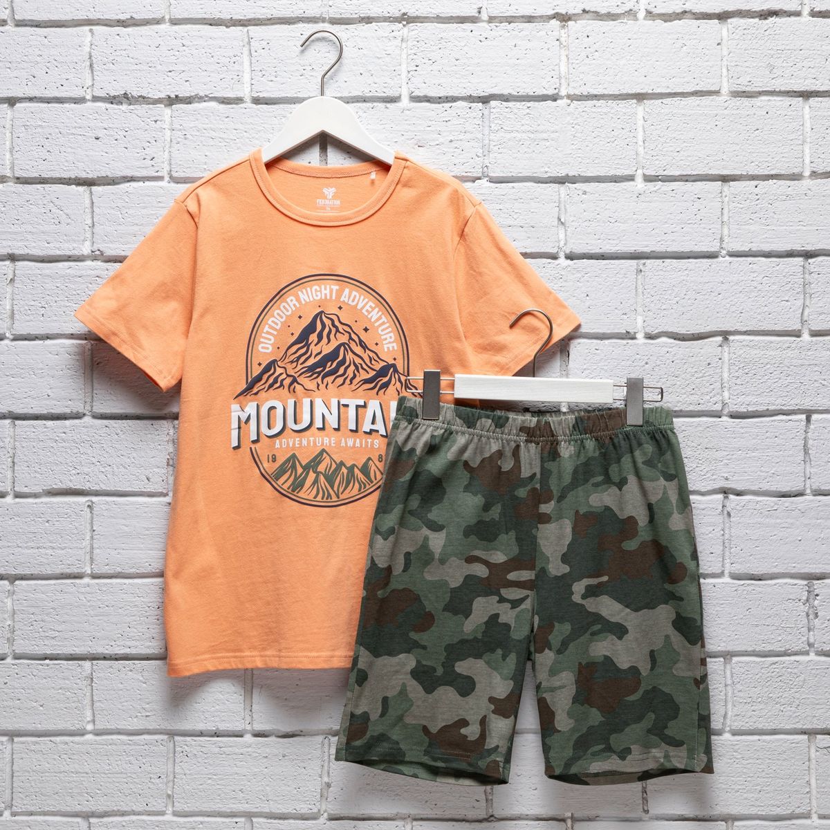 FEDERATION - Pijama Niño Manga Corta Algodón Federation