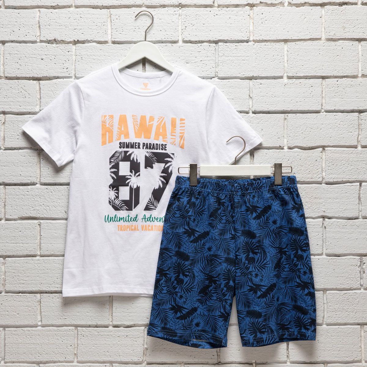 FEDERATION - Pijama Niño Manga Corta Algodón Federation