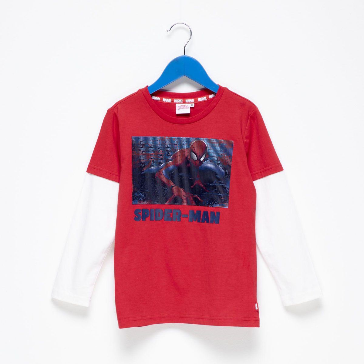 SPIDERMAN - Polo Niño Manga Larga Algodón Spider-man