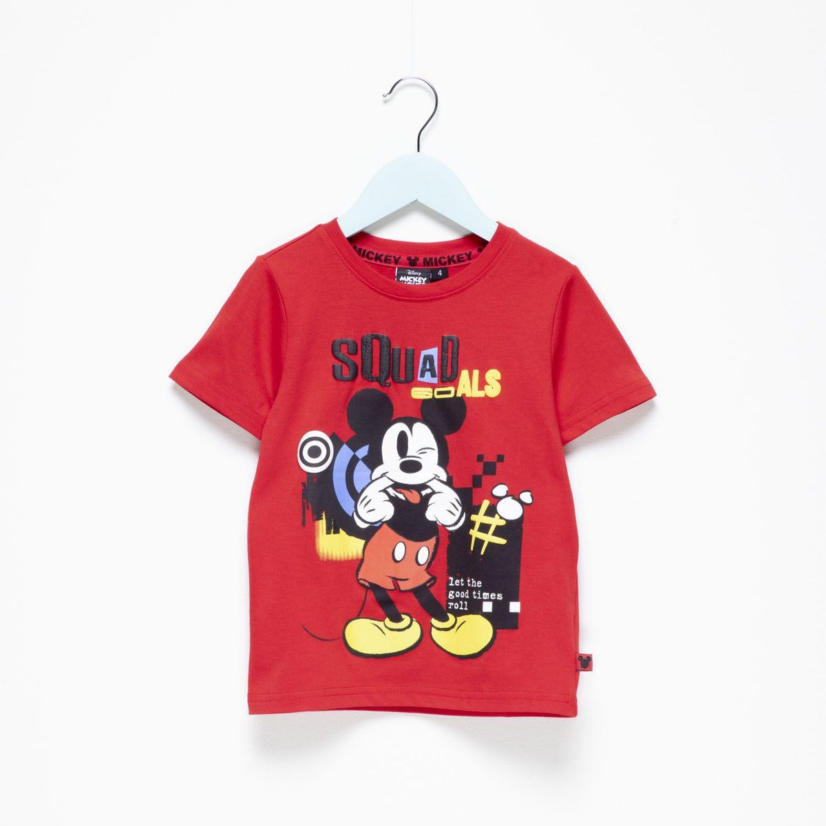 STD CHARACTERS - Polo Niño Manga Corta Algodón Mickey Disney