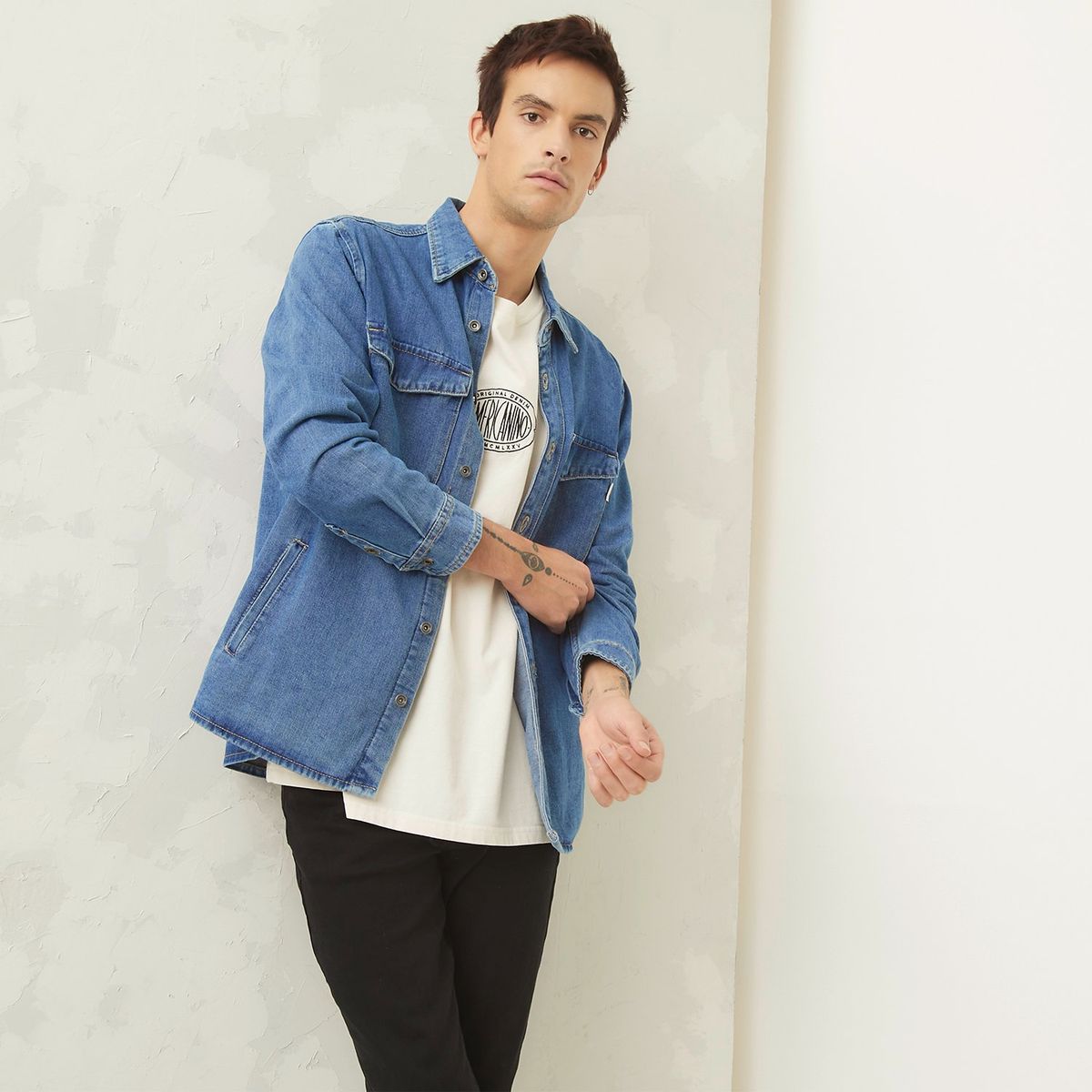 DENIMLAB - Casaca 100% Algodón Hombre Denimlab