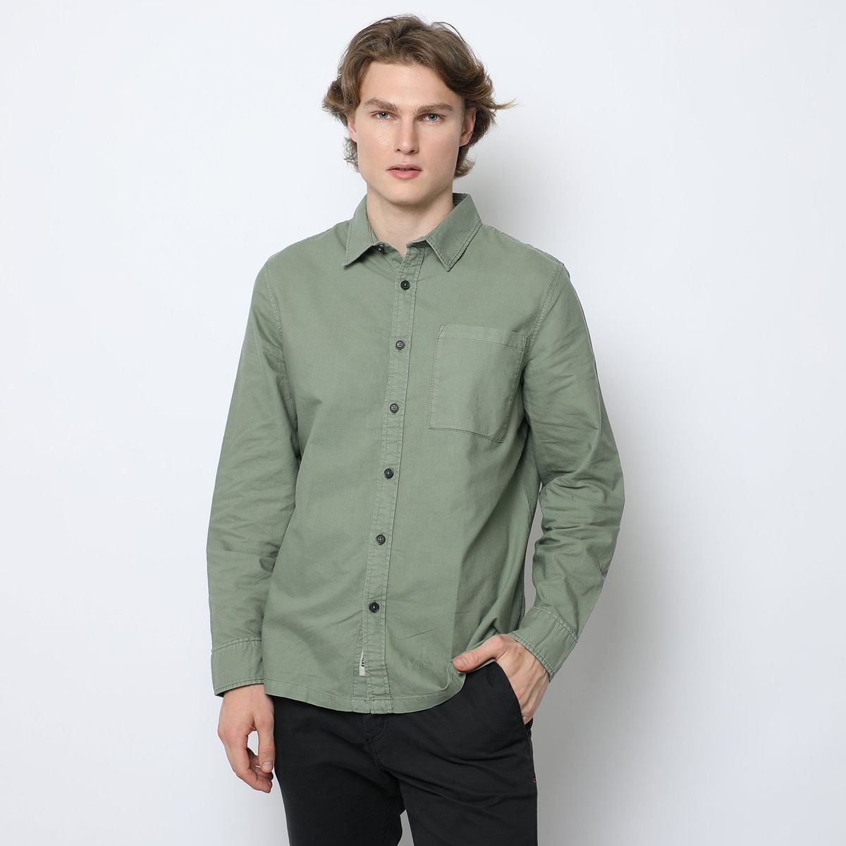 DENIMLAB - Camisa 100% Algodón Hombre Denimlab