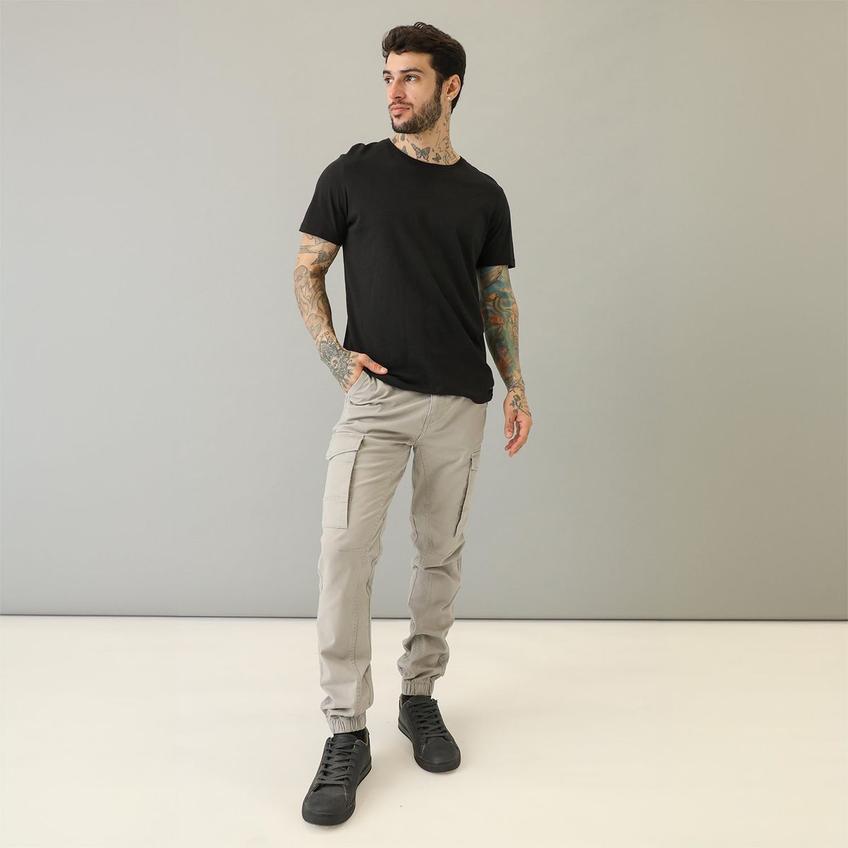 MOSSIMO - Pantalón Mossimo Algodón Casual Bolsillos Cierre