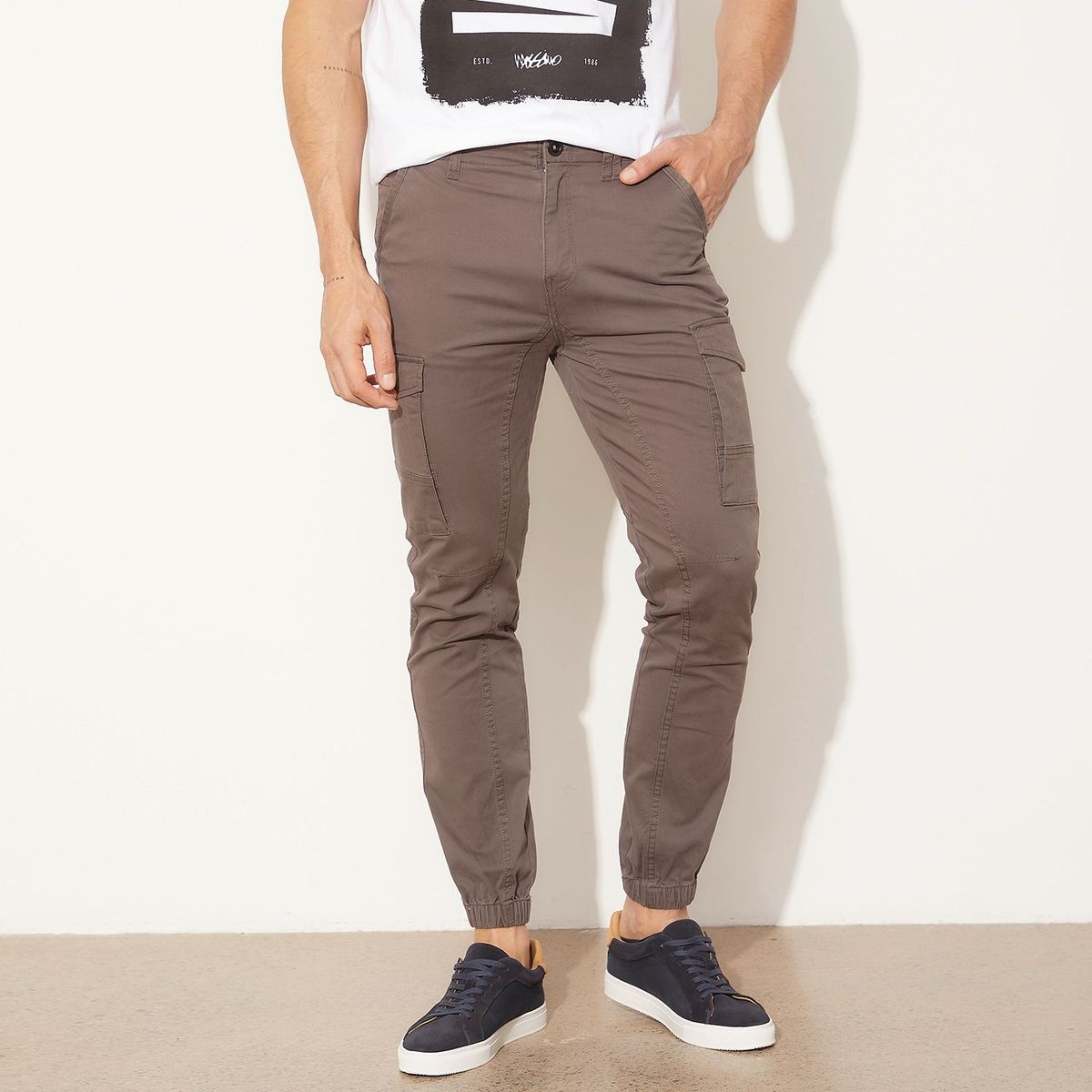 MOSSIMO - Pantalón Mossimo Algodón Casual Bolsillos Cierre