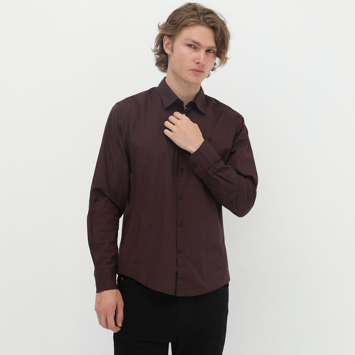 MOSSIMO - Camisa Manga Larga Hombre Mossimo