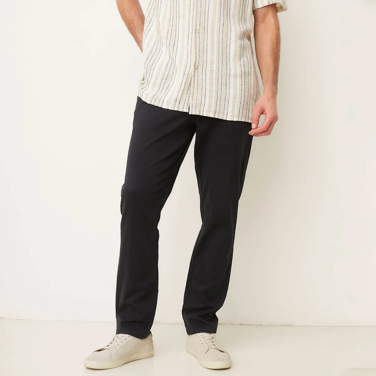 BASEMENT - Pantalón Casual Algodón Hombre Basement