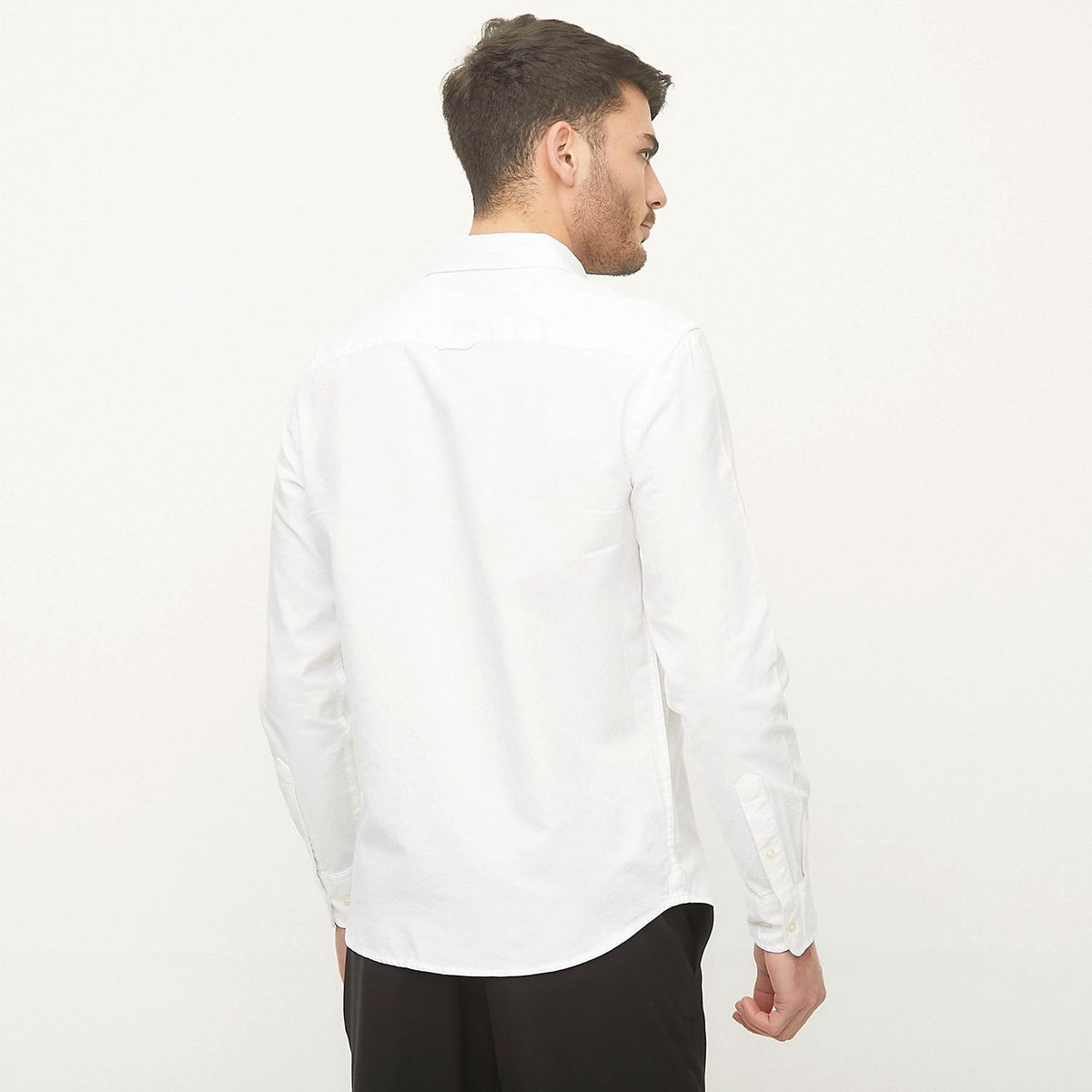 BASEMENT - Camisa 100% Algodón Hombre Basement