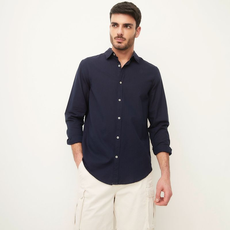 BASEMENT - Camisa 100% Algodón Hombre Basement