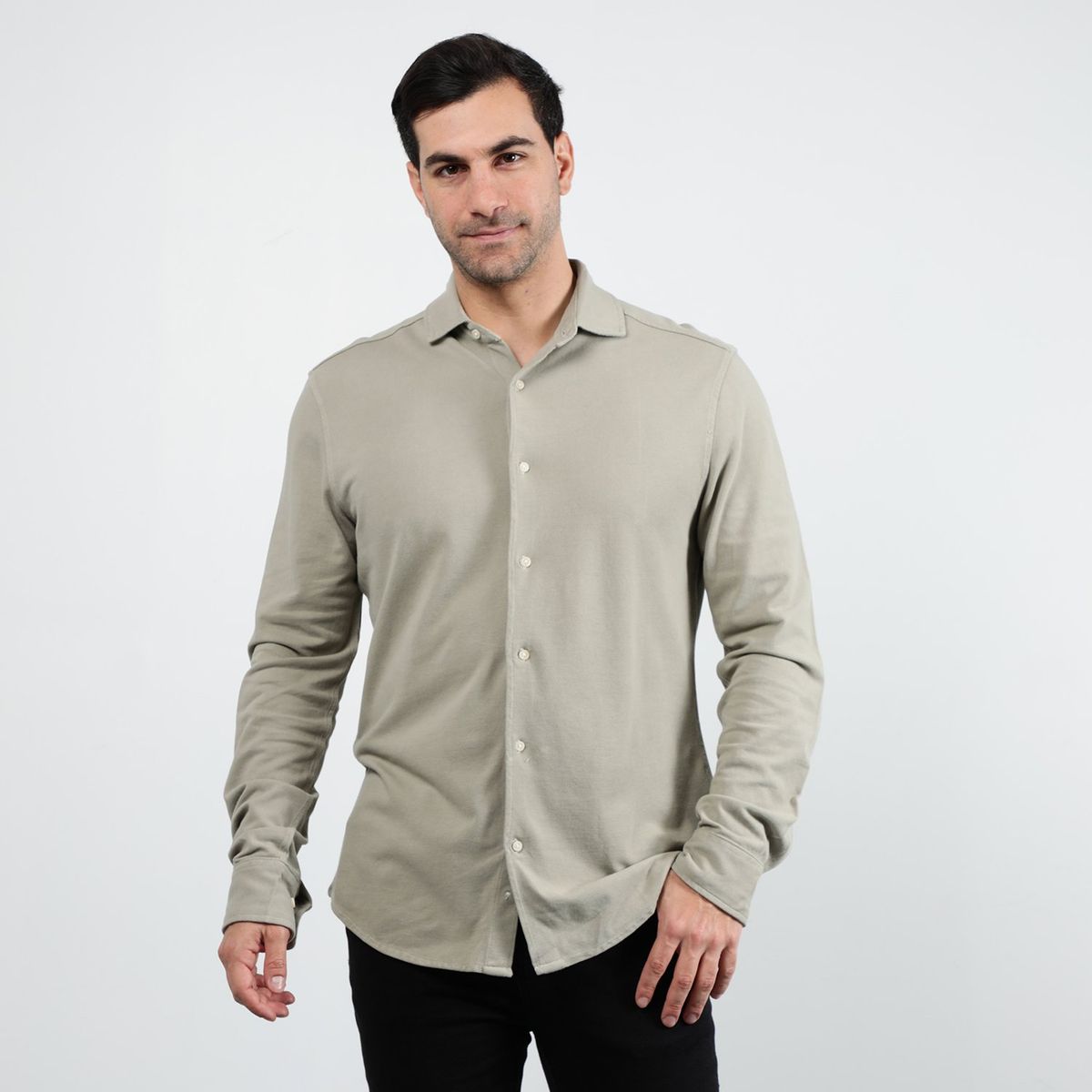BASEMENT - Camisa 100% Algodón Hombre Basement