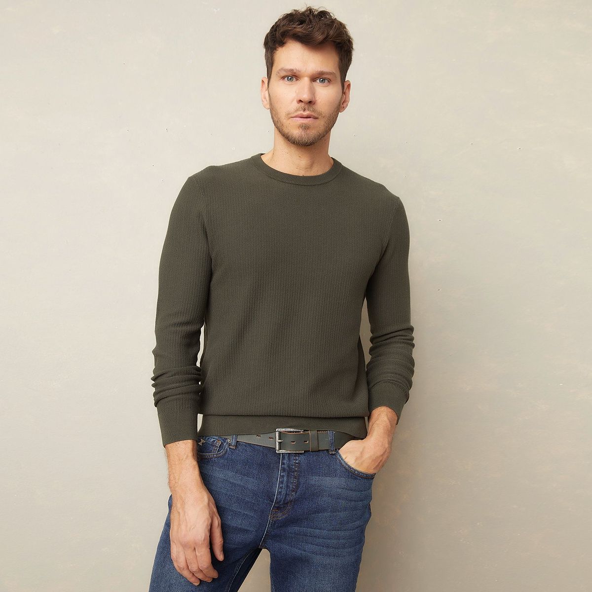 WOLF&HANK - Chompa 100% Algodón Hombre Wolf&hank