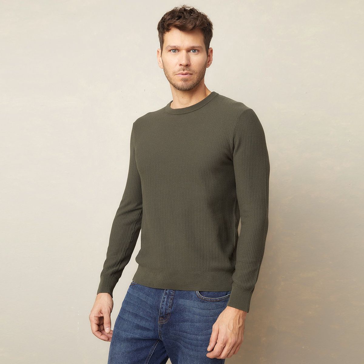 WOLF&HANK - Chompa 100% Algodón Hombre Wolf&hank