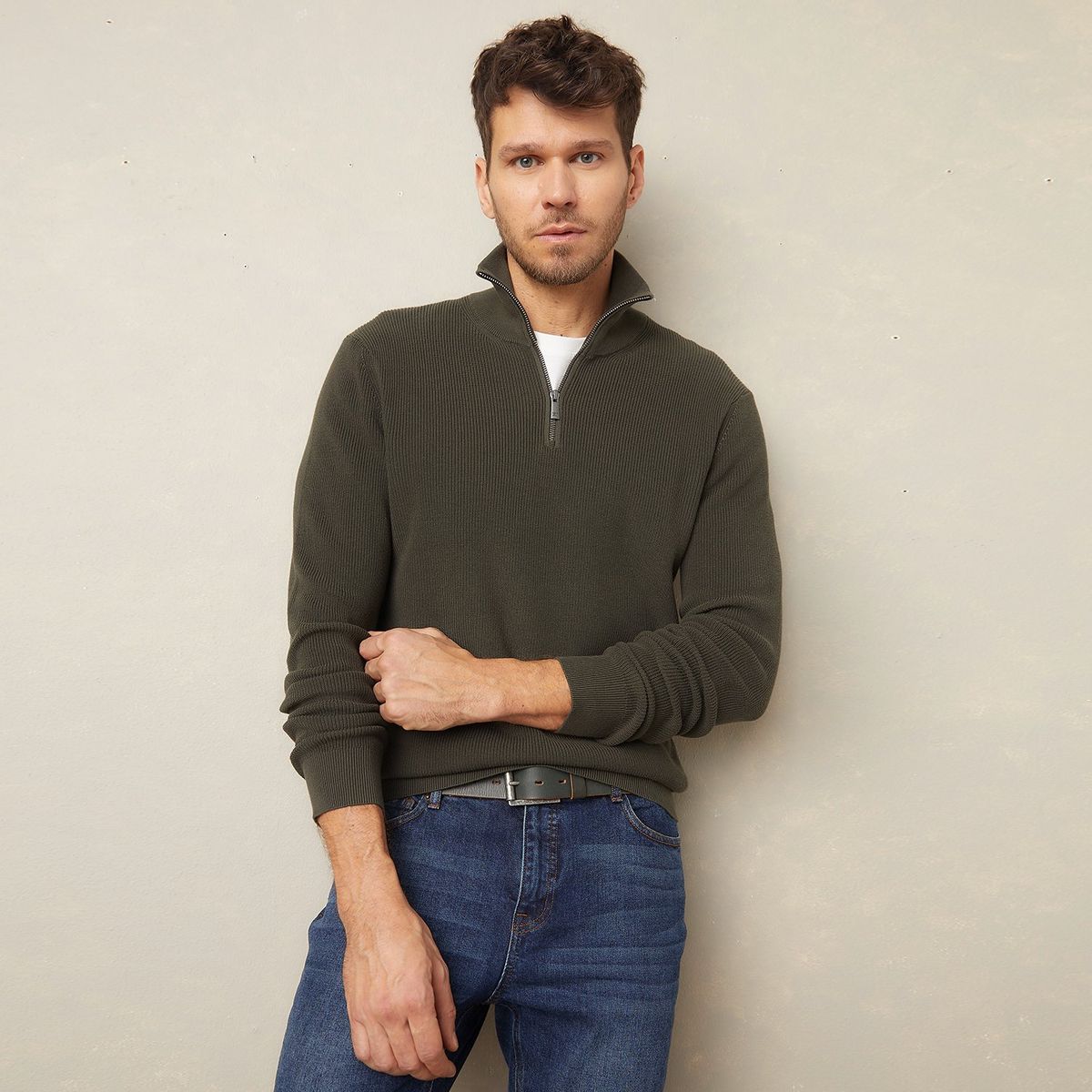 WOLF&HANK - Chompa 100% Algodón Hombre Wolf&hank