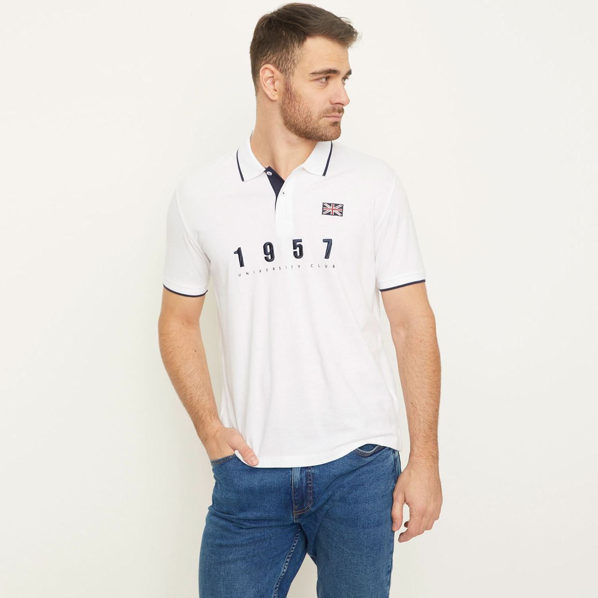 UNIVERSITY CLUB - Polo 100% Algodón Hombre University Club