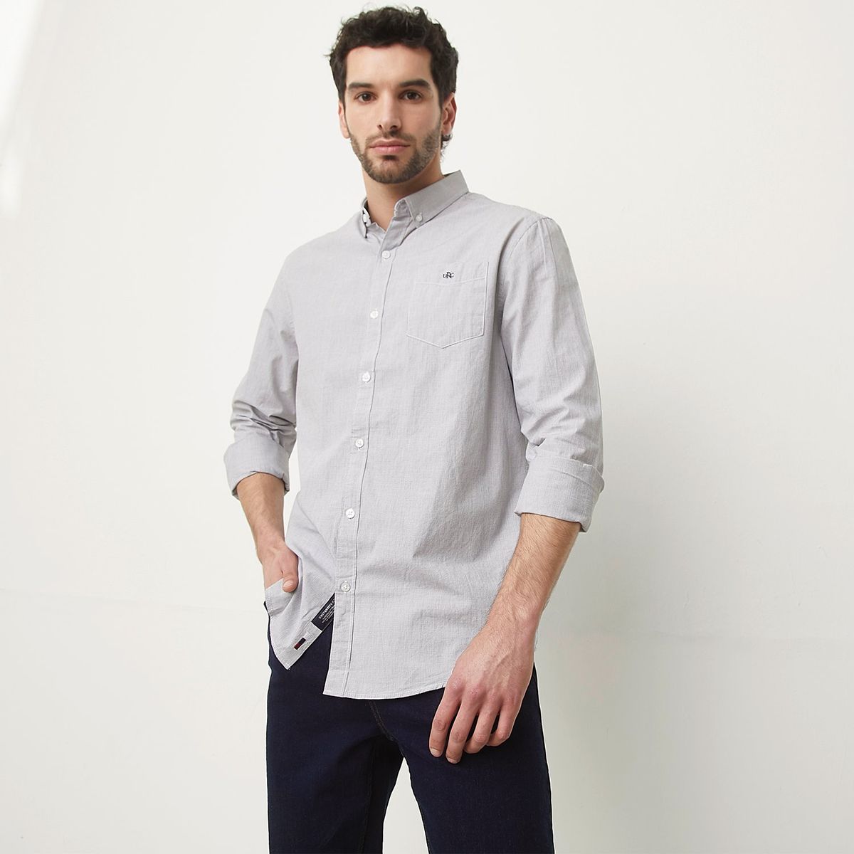 UNIVERSITY CLUB - Camisa 100% Algodón Hombre University Club