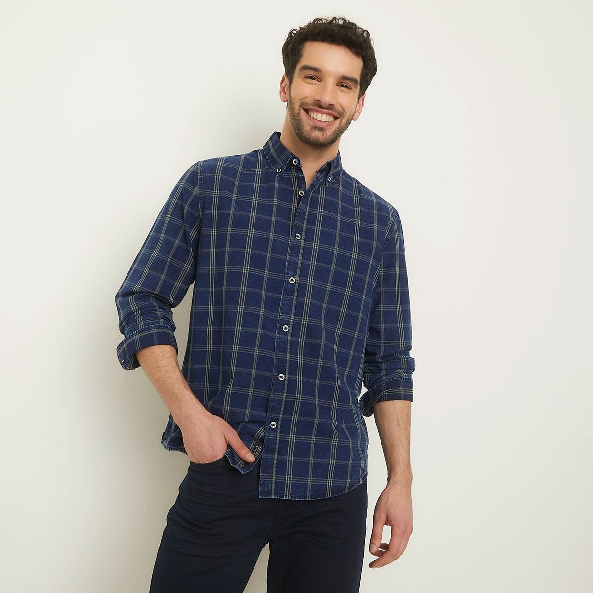 UNIVERSITY CLUB - Camisa 100% Algodón Hombre University Club