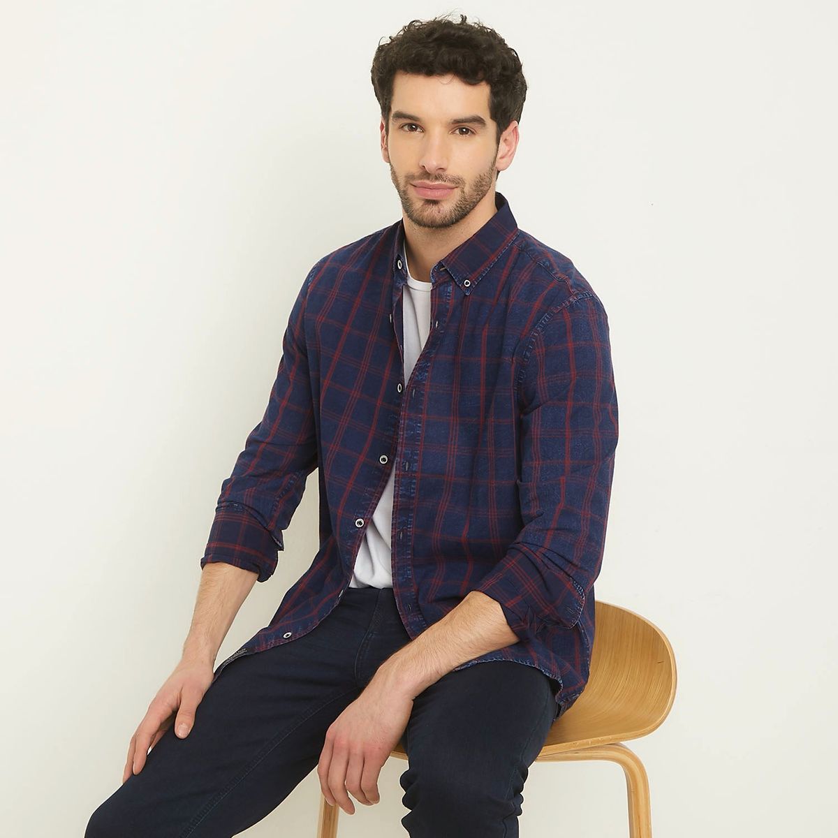 UNIVERSITY CLUB - Camisa 100% Algodón Hombre University Club