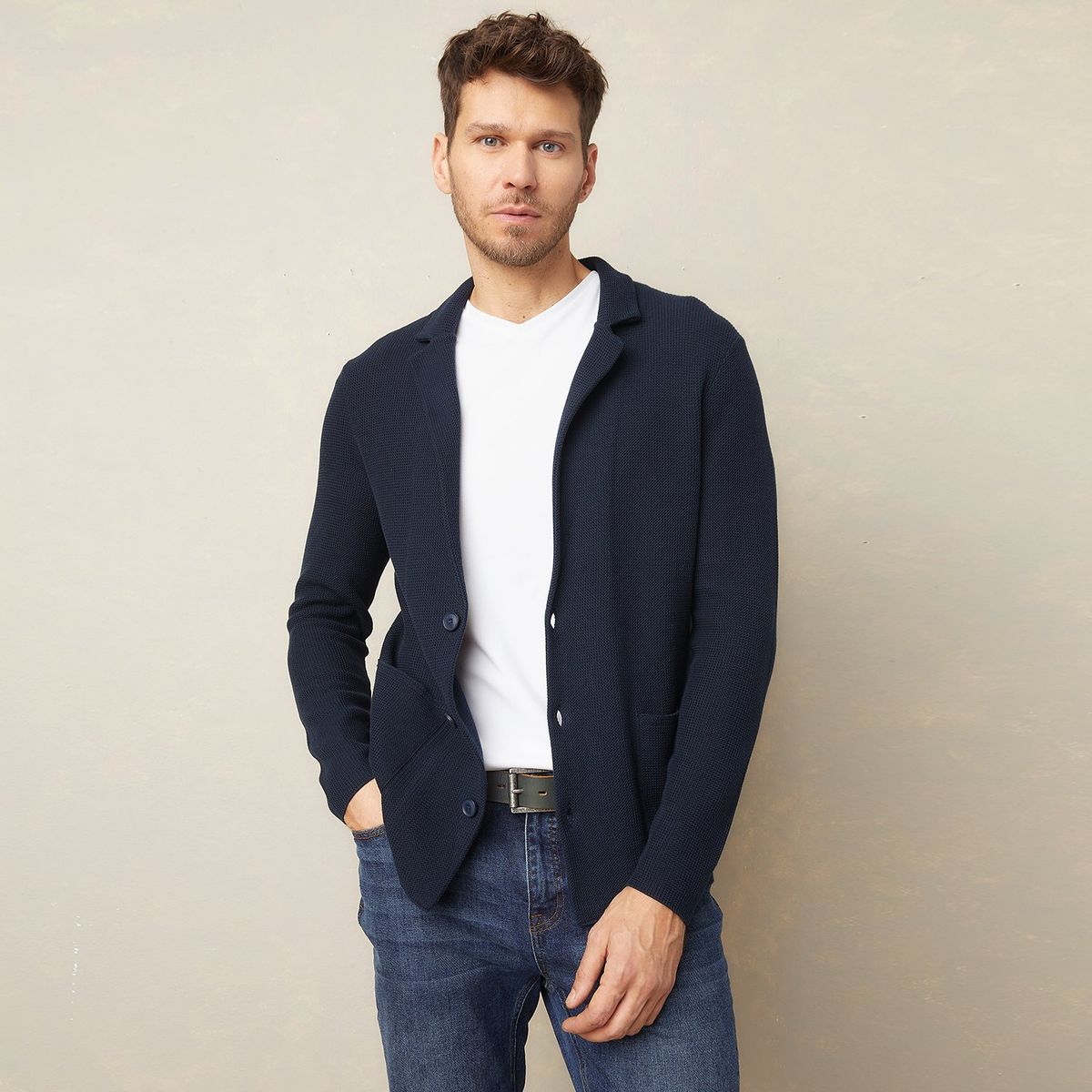 WOLF&HANK - Chompa 100% Algodón Hombre Wolf&hank