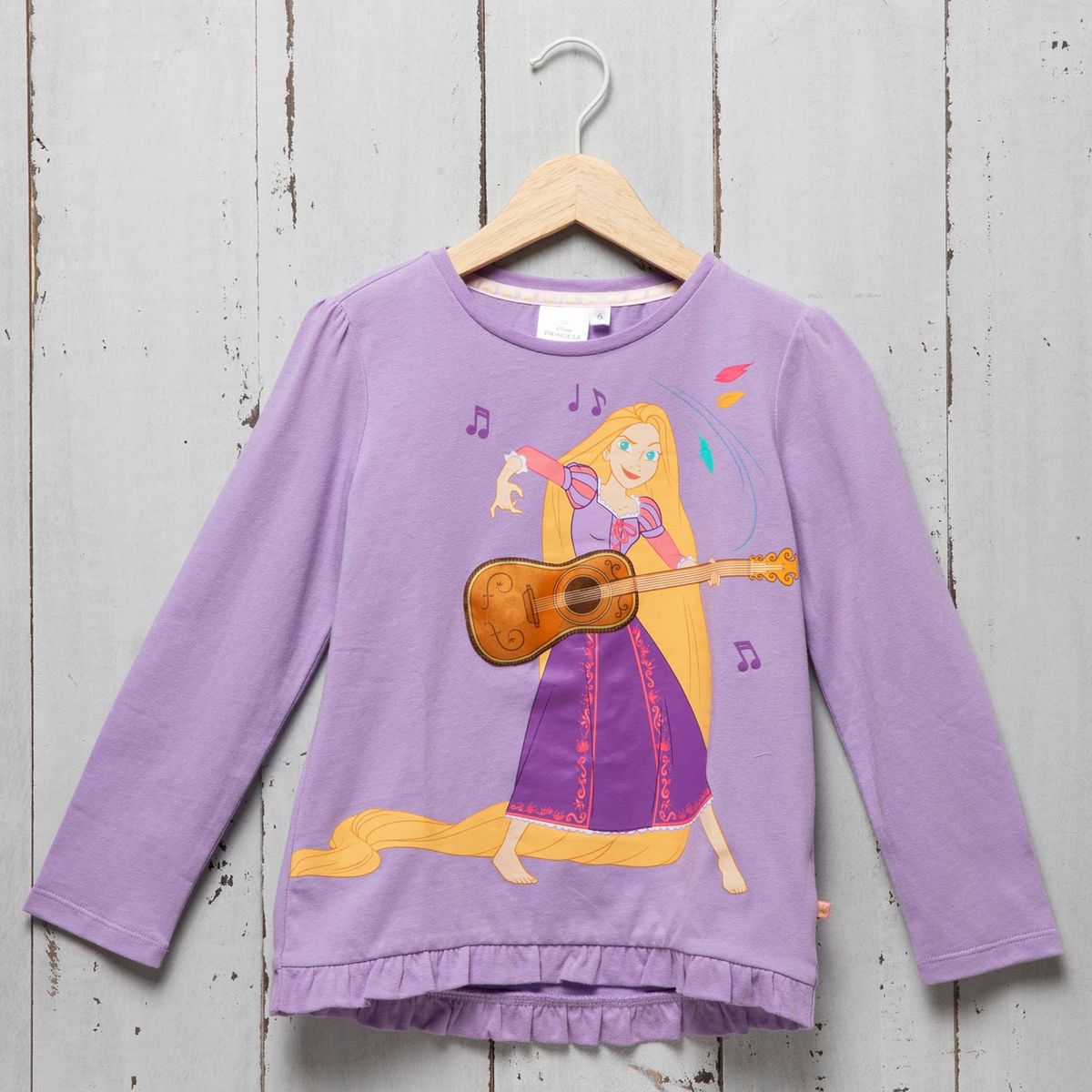 PRINCESS - Polo Niña Manga Larga Algodón Princesas