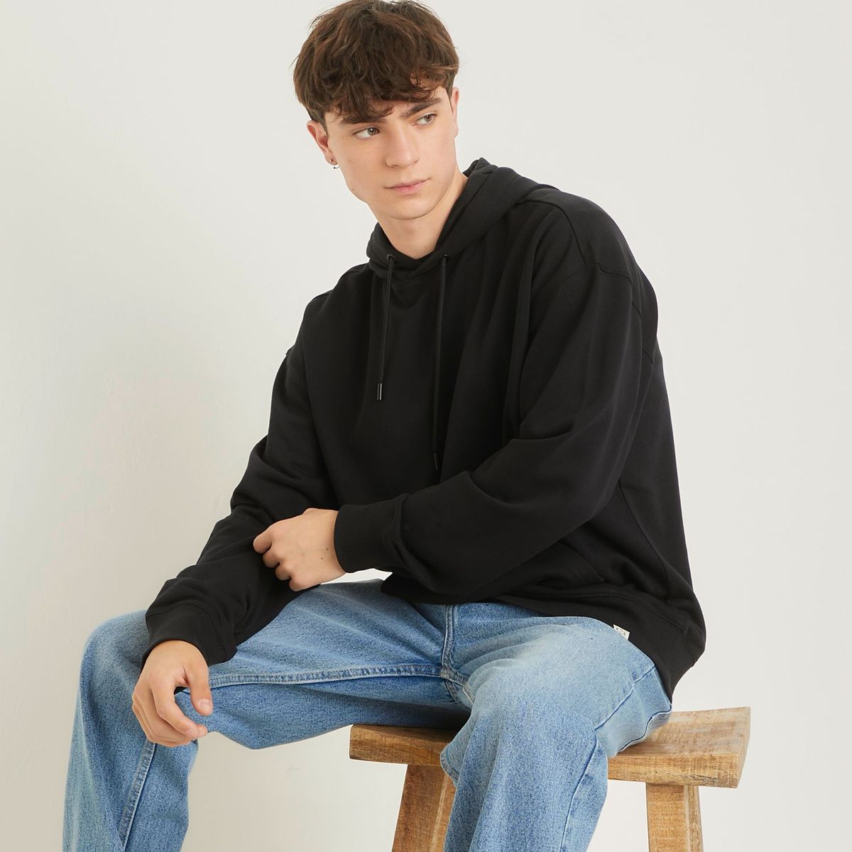 BEARCLIFF - Polera Canguro Bearcliff Algodón Hombre Manga Larga