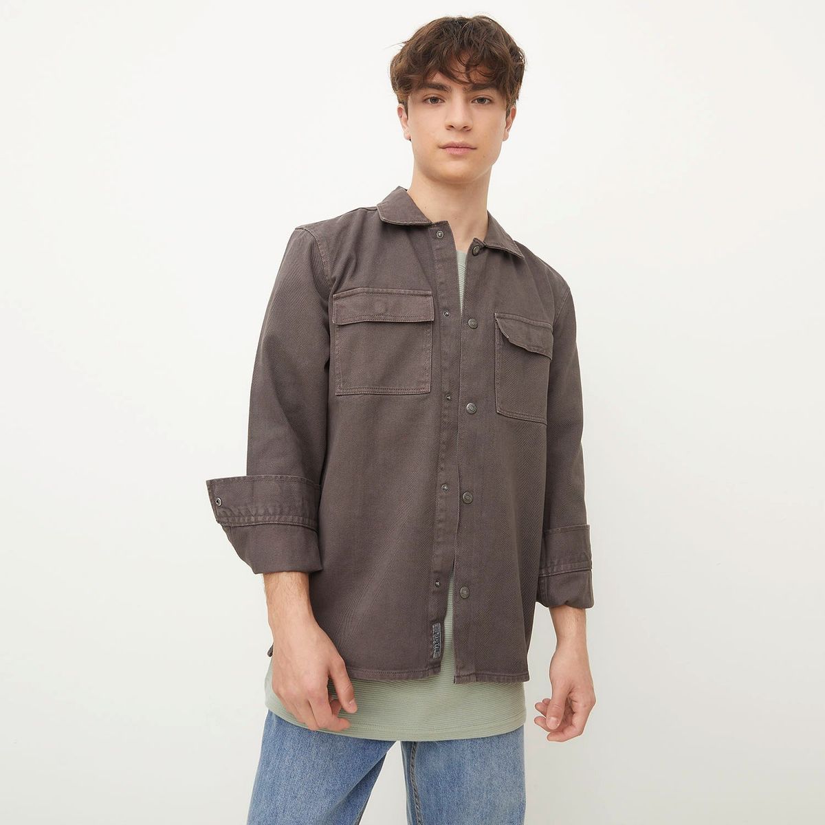 BEARCLIFF - Sobrecamisa 100% Algodón Hombre Bearcliff