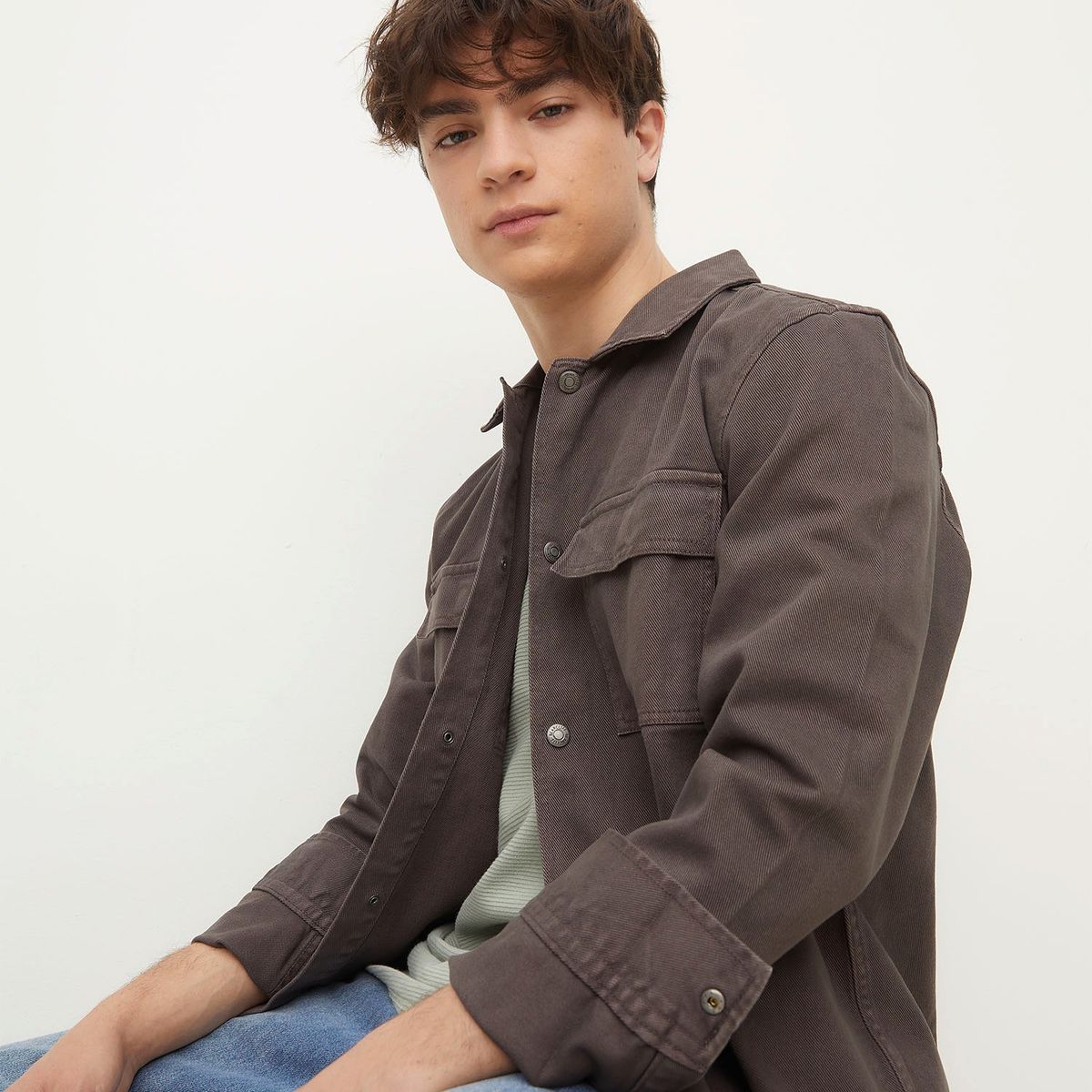 BEARCLIFF - Sobrecamisa 100% Algodón Hombre Bearcliff