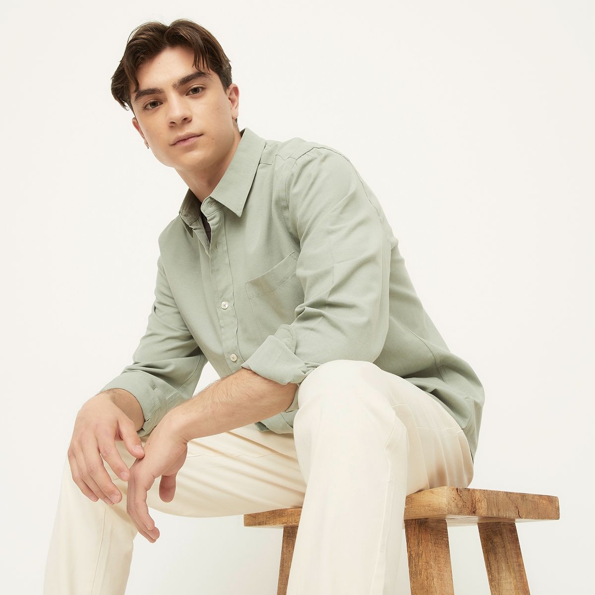 BEARCLIFF - Camisa Algodón Hombre Bearcliff