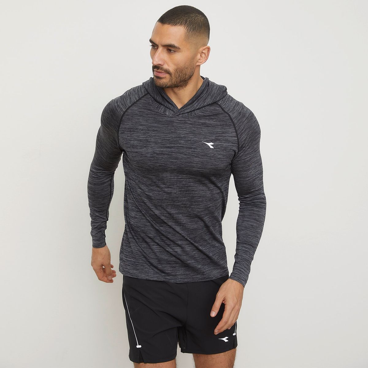 DIADORA - Polo Manga Larga Deportivo Hombre Diadora