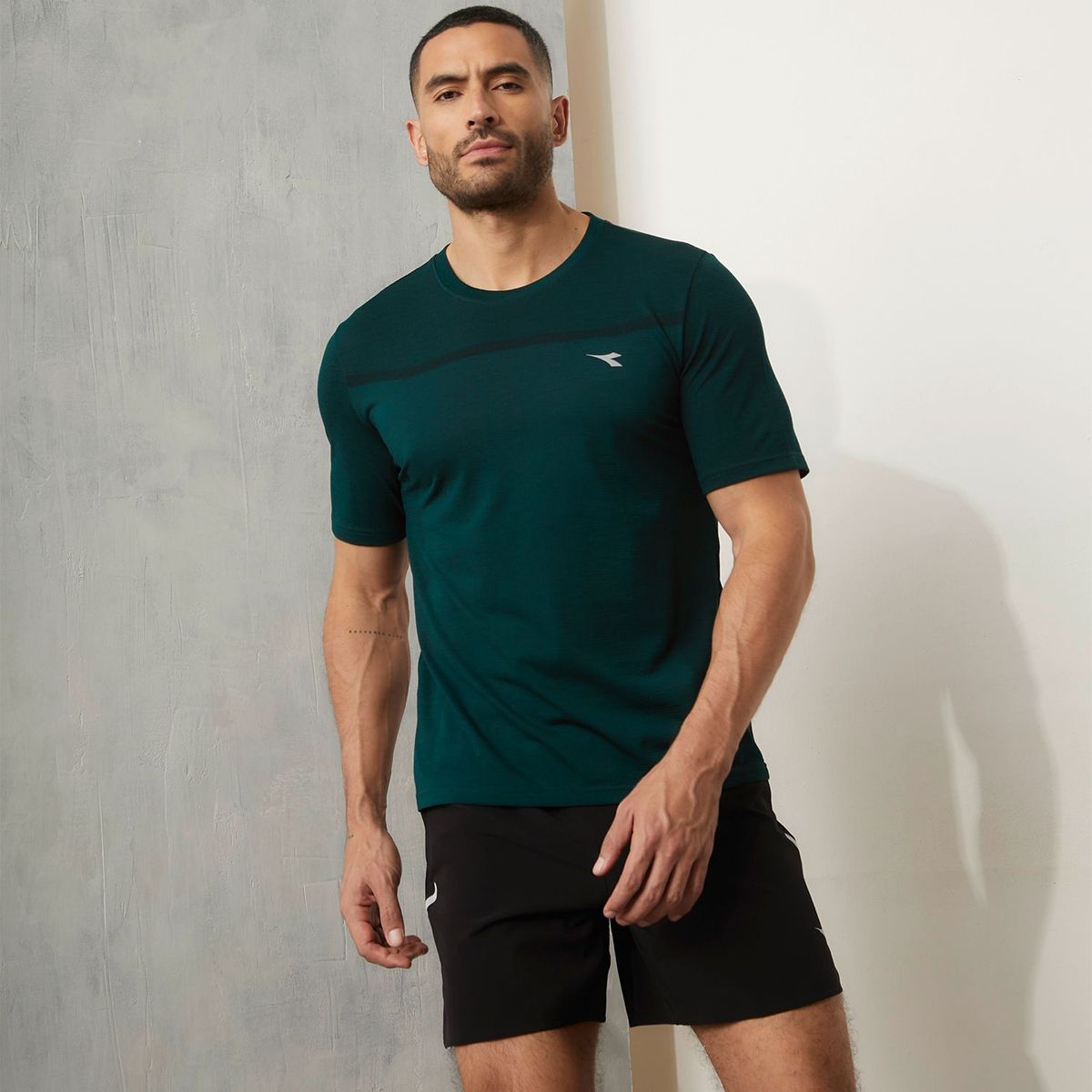 DIADORA - Polo Deportivo Manga Corta Hombre Diadora