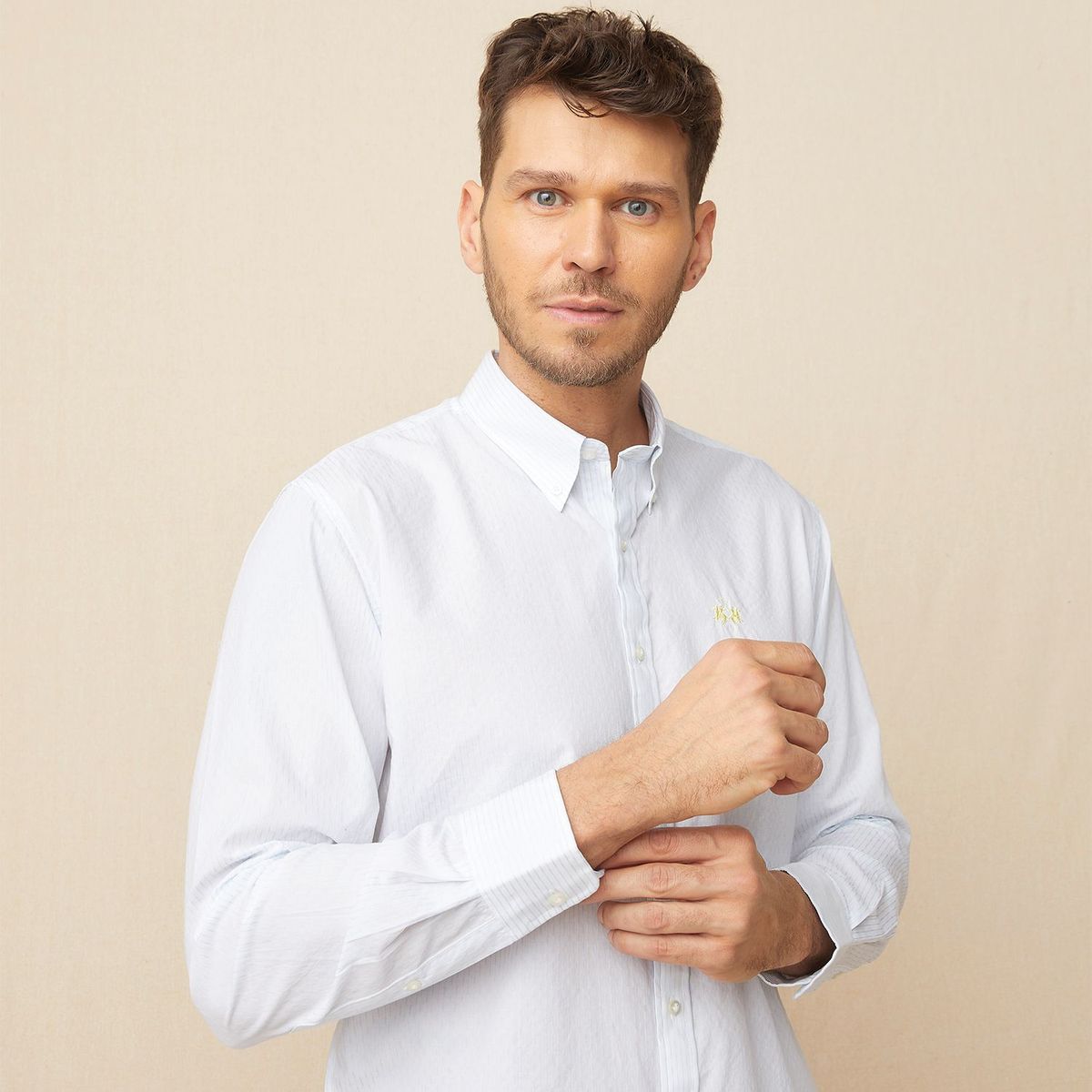 LA MARTINA - Camisa 100% Algodón Hombre La Martina 