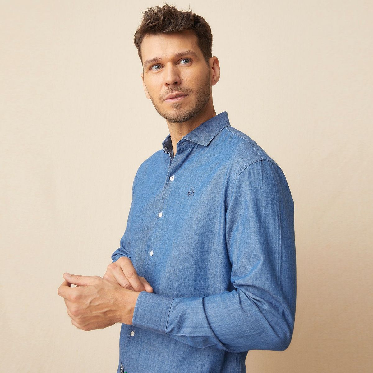 LA MARTINA - Camisa 100% Algodón Hombre La Martina