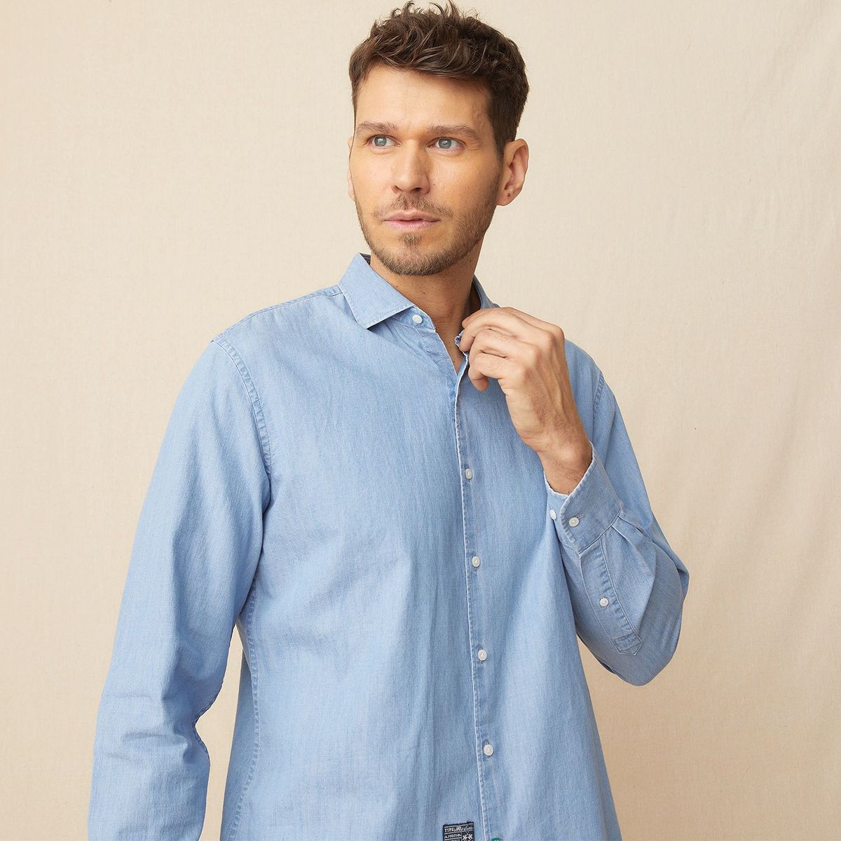 LA MARTINA - Camisa 100% Algodón Hombre La Martina