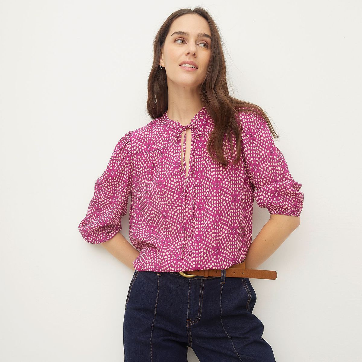 ELLE - Blusa Casual Mujer Elle