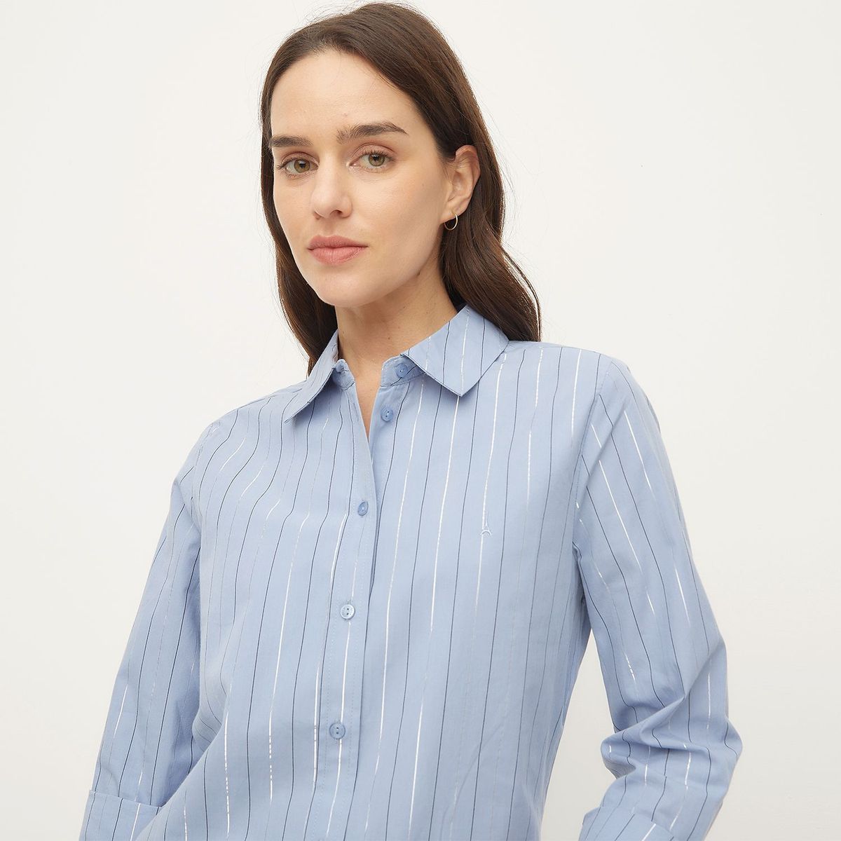 ELLE - Blusa Casual Algodón Mujer Elle