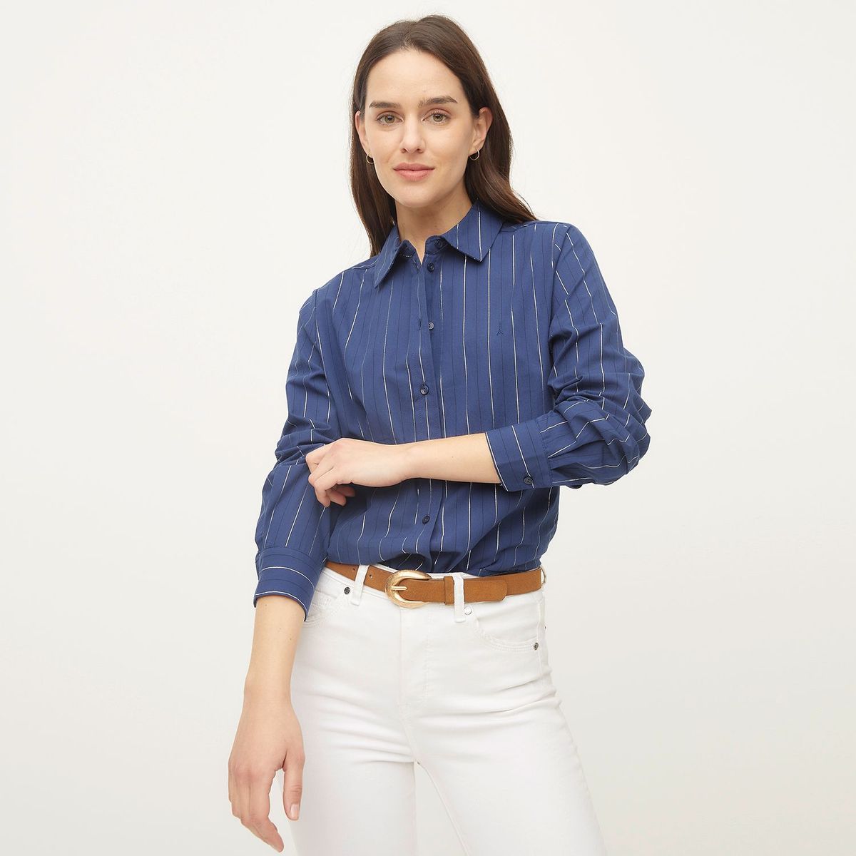 ELLE - Blusa Casual Algodón Mujer Elle