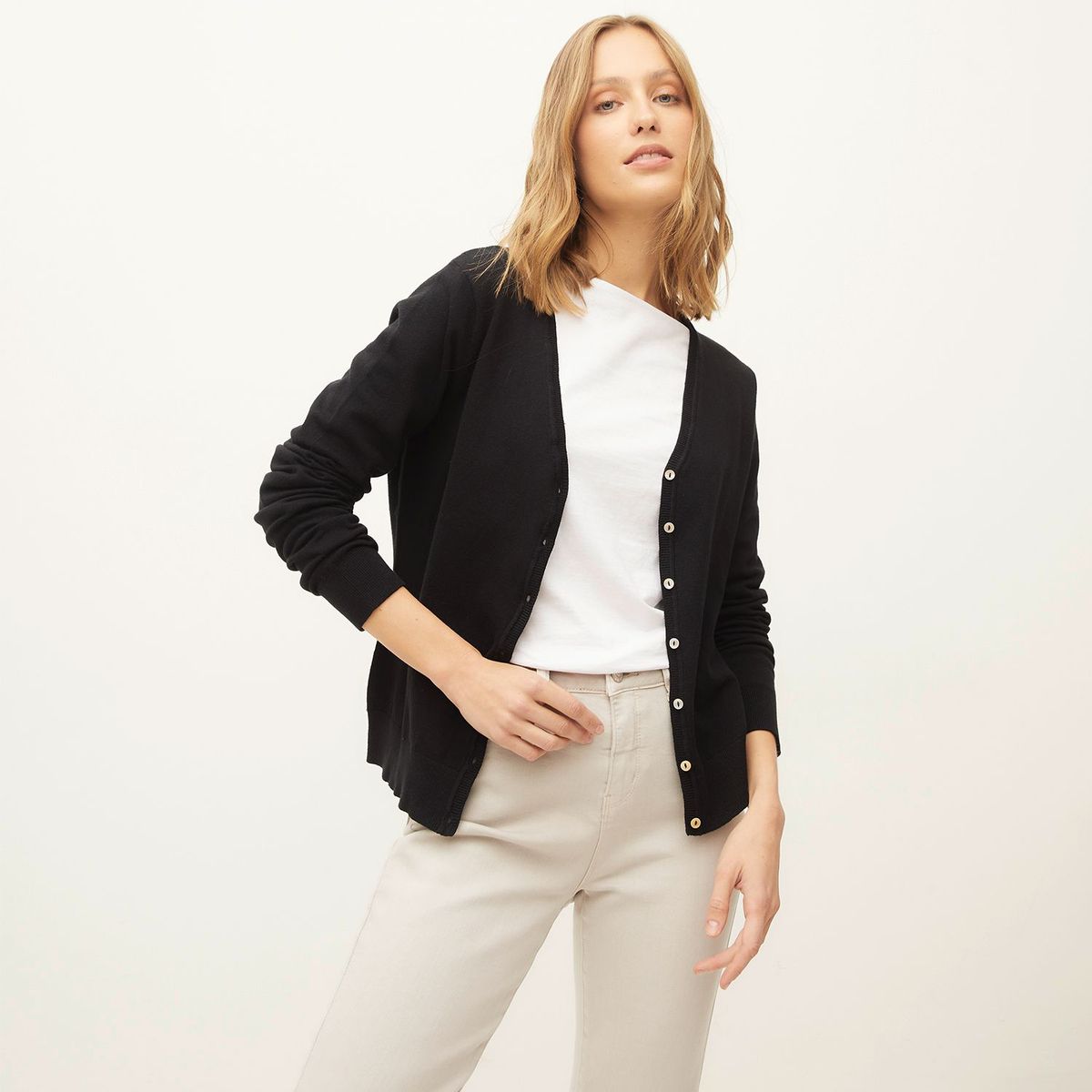 UNIVERSITY CLUB - Cardigan Casual Algodón Mujer University Club