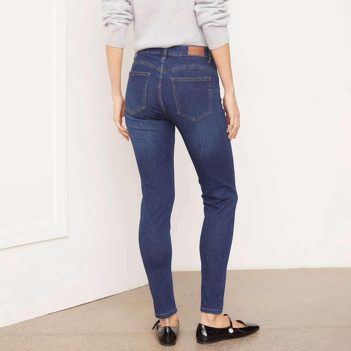 BASEMENT - Jean Skinny Tiro Medio Mujer Basement