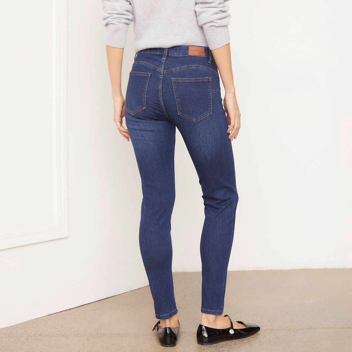 BASEMENT - Jean Skinny Tiro Medio Mujer Basement