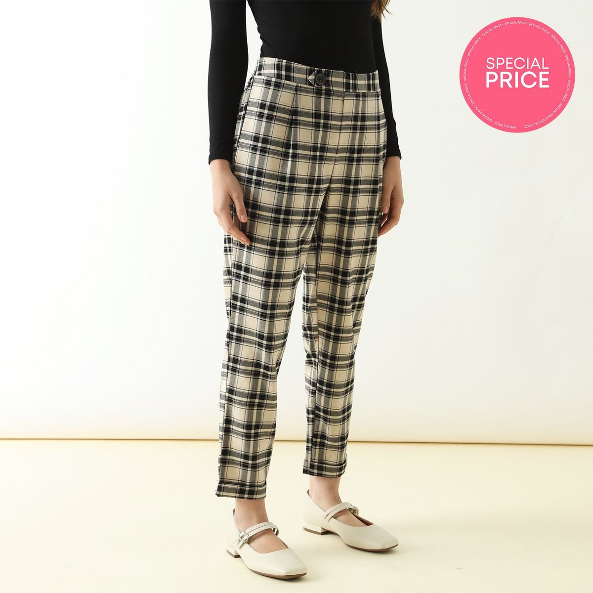 SYBILLA - Pantalón Casual Mujer Sybilla