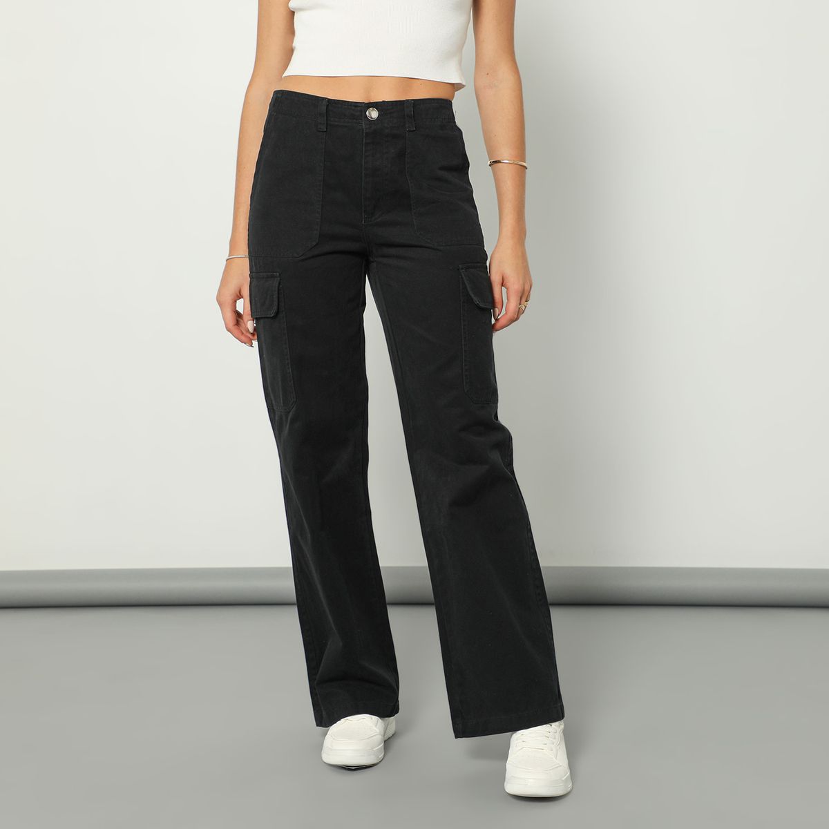 SYBILLA - Pantalón 100% Algodón Mujer Sybilla