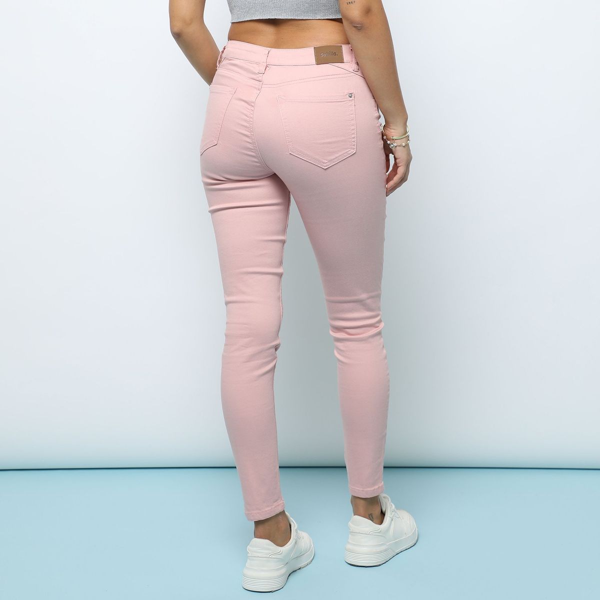 SYBILLA - Jean Skinny Tiro Medio Mujer Sybilla