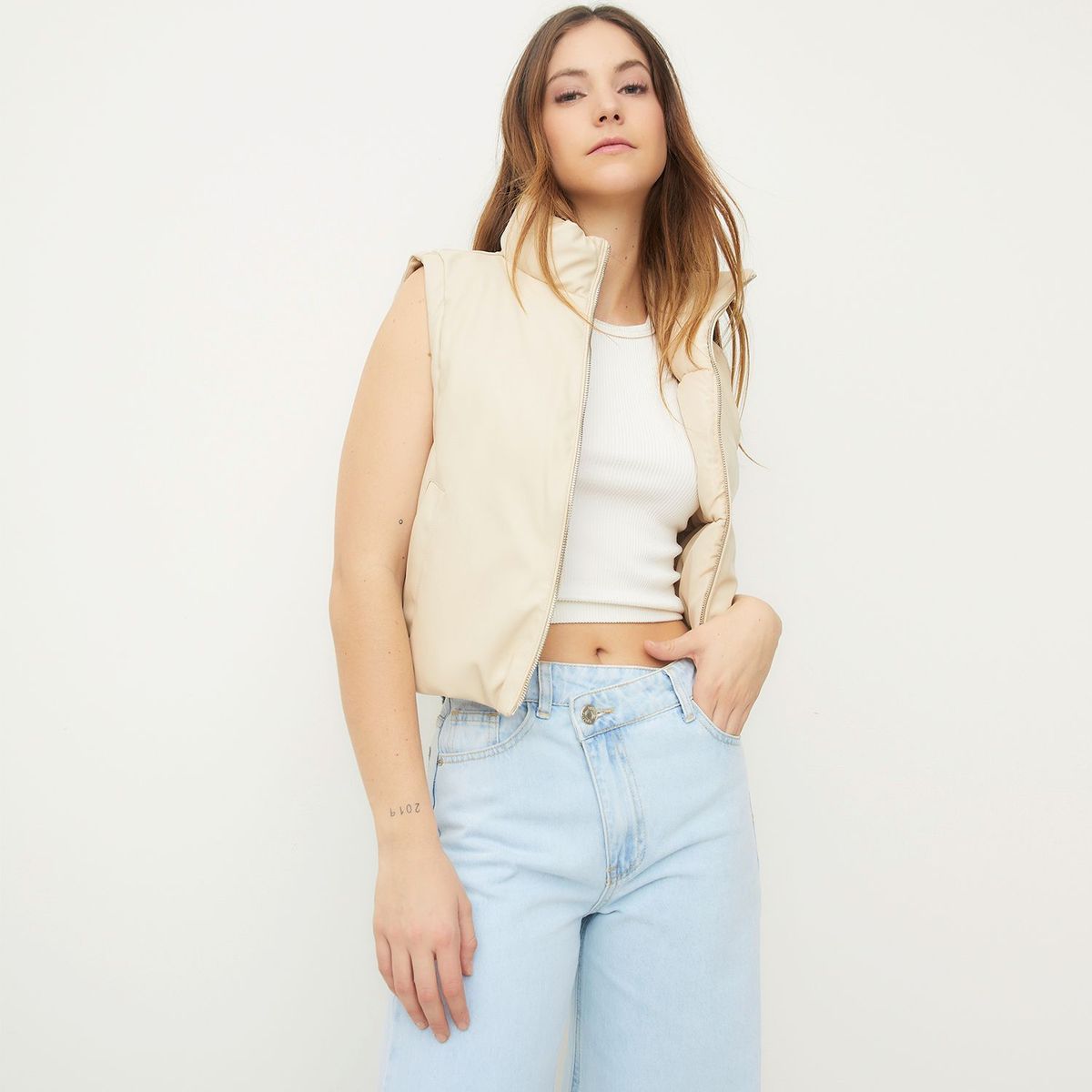 SYBILLA - Chaleco Casual Mujer Sybilla