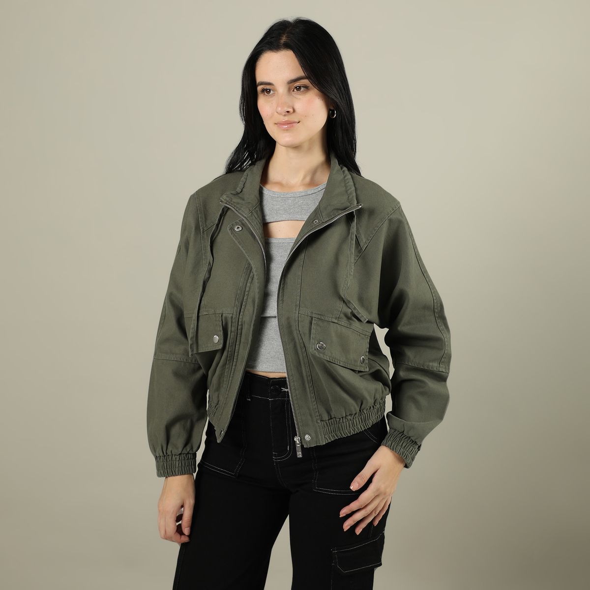 DENIMLAB - Casaca 100% Algodón Mujer Denimlab