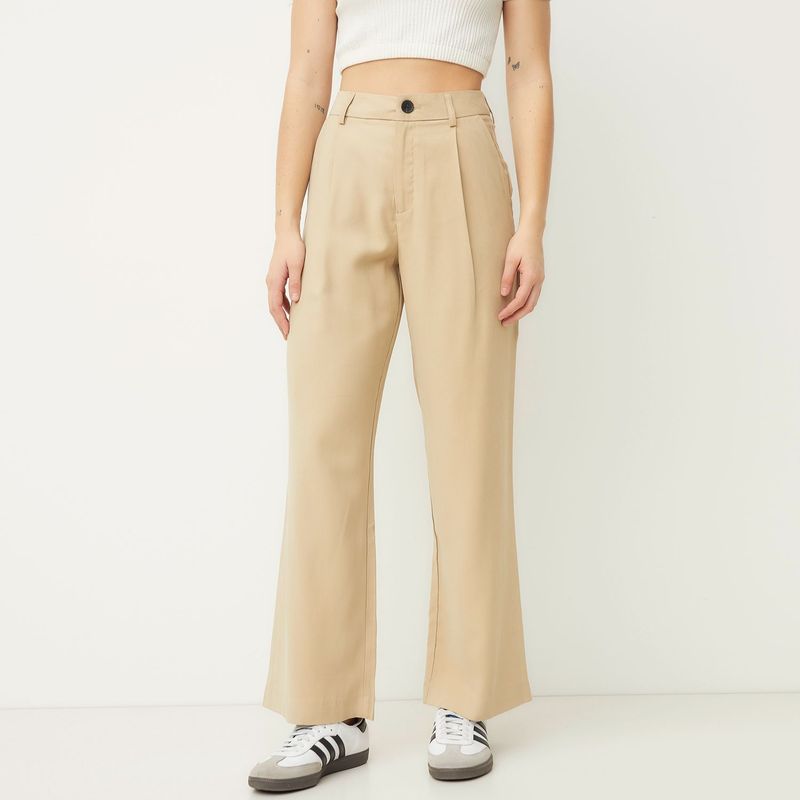 SYBILLA - Pantalón Wide Leg Mujer Sybilla