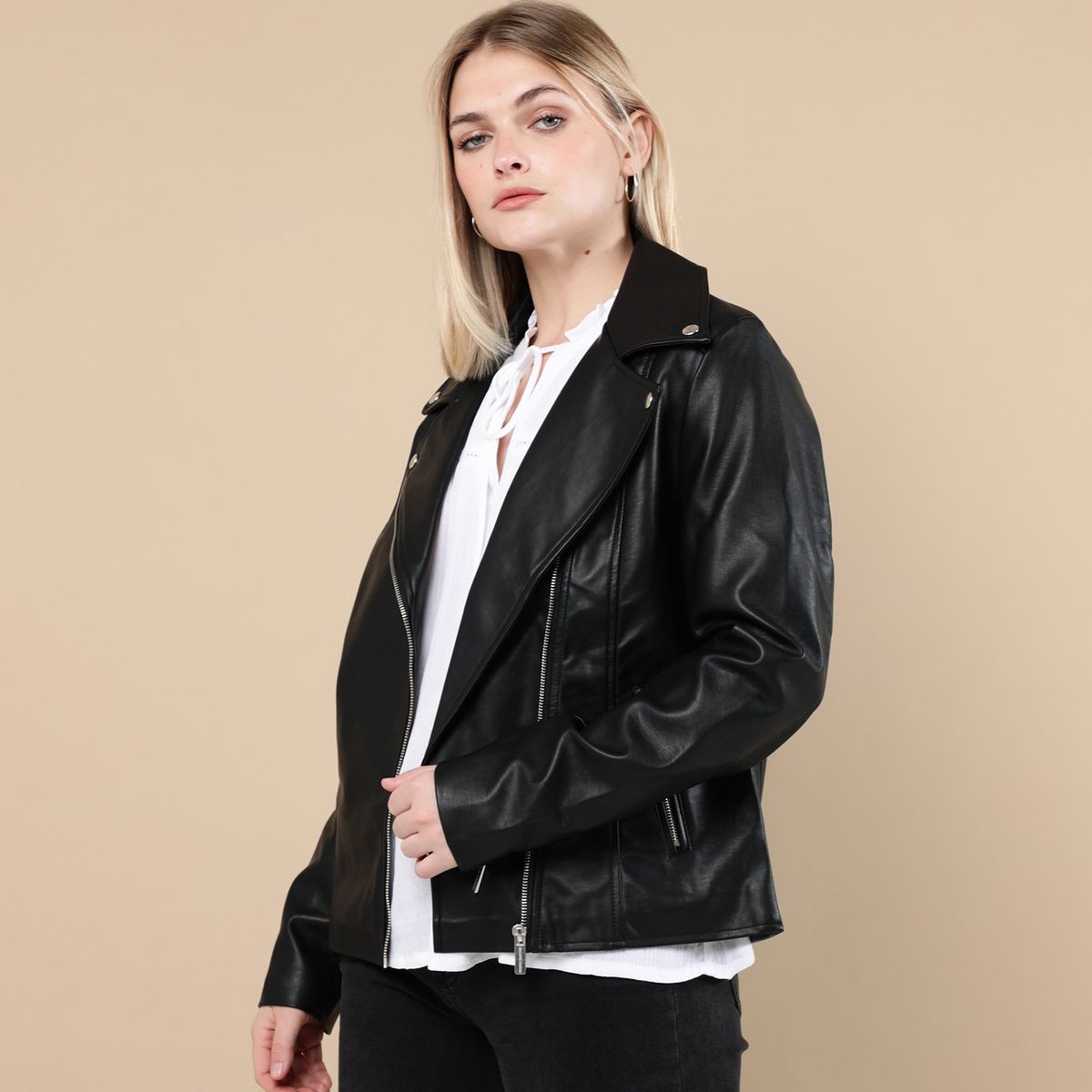 UNIVERSITY CLUB - Casaca Efecto Cuero Mujer University Club